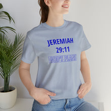 Load image into Gallery viewer, Inspiration - Life Verse - Jeremiah 29:11 - Short-Sleeved Tee
