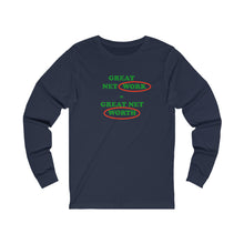 Load image into Gallery viewer, People Culture - Network/Net Worth - Unisex Long-Sleeved T-Shirt
