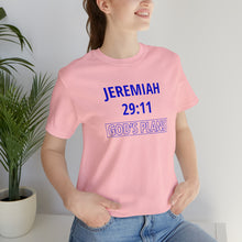 Load image into Gallery viewer, Inspiration - Life Verse - Jeremiah 29:11 - Short-Sleeved Tee
