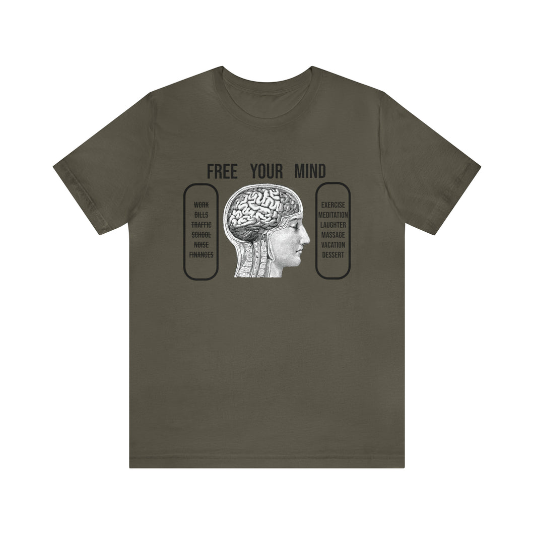 Health - Free Your Mind - Unisex Short-Sleeved T-Shirt