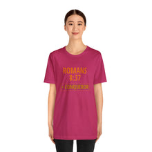 Load image into Gallery viewer, Inspiration - Life Verse - Romans 8:37 - Short-Sleeved Tee
