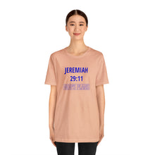 Load image into Gallery viewer, Inspiration - Life Verse - Jeremiah 29:11 - Short-Sleeved Tee
