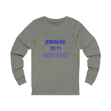 Load image into Gallery viewer, Inspiration - Life Verse Jeremiah 29:11 - Unisex Long-Sleeved Tee
