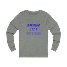 Load image into Gallery viewer, Inspiration - Life Verse Jeremiah 29:11 - Unisex Long-Sleeved Tee
