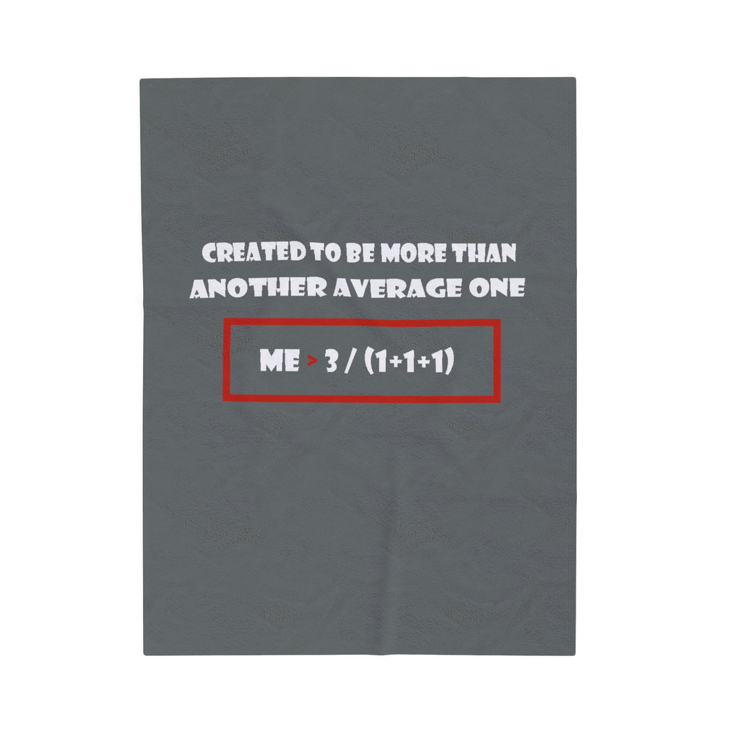 People Culture - Created to be More - Velveteen Blanket