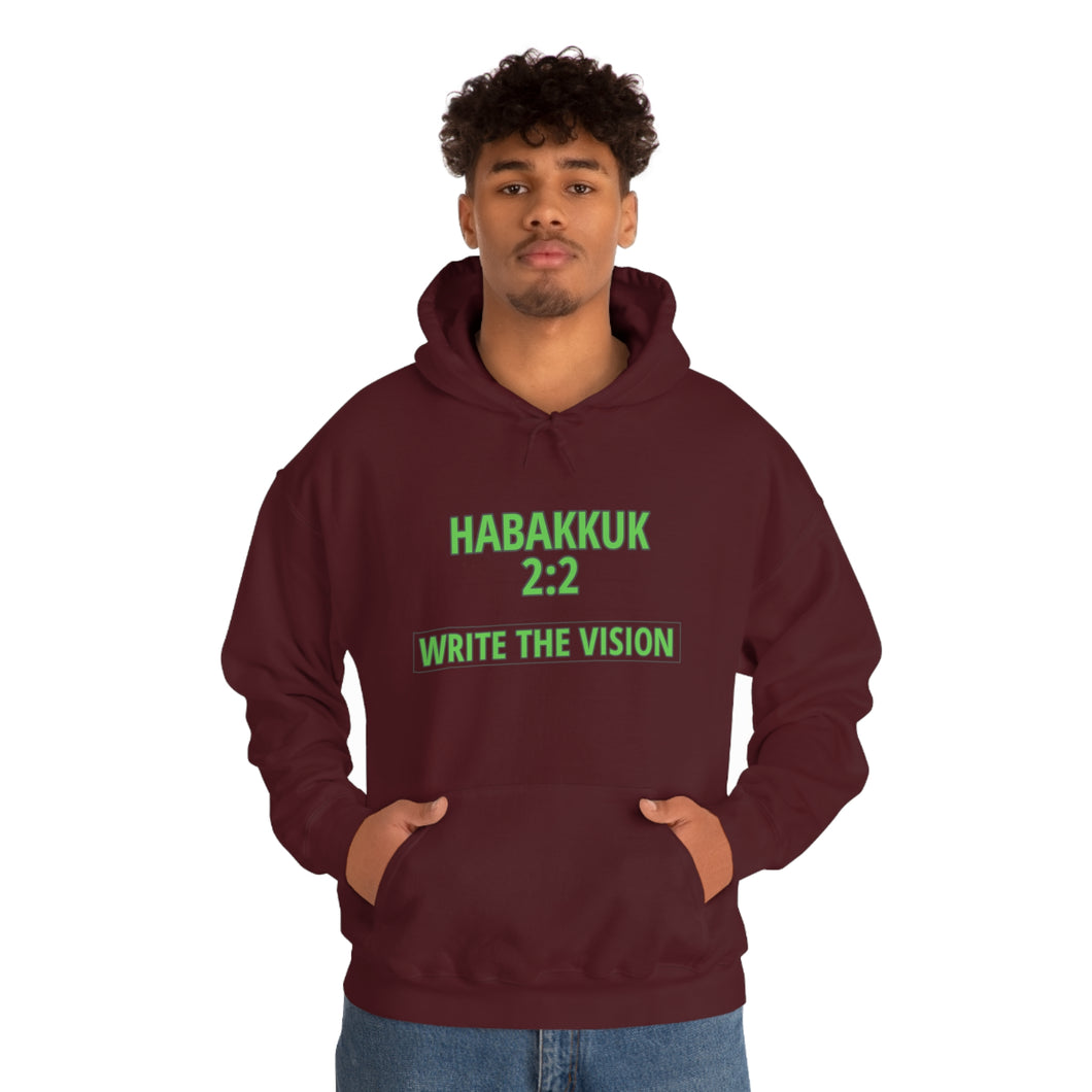 Inspiration - Life Verse - Habakkuk 2:2 - Unisex Hoodie
