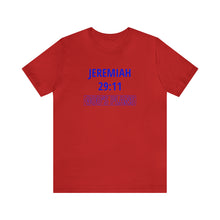 Load image into Gallery viewer, Inspiration - Life Verse - Jeremiah 29:11 - Short-Sleeved Tee
