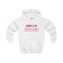 Load image into Gallery viewer, Inspiration - John 3:16 - Kids&#39; Hooded Sweatshirt
