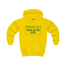 Load image into Gallery viewer, Inspiration - Proverbs 3:5-6 - Kids&#39; Hooded Sweatshirt
