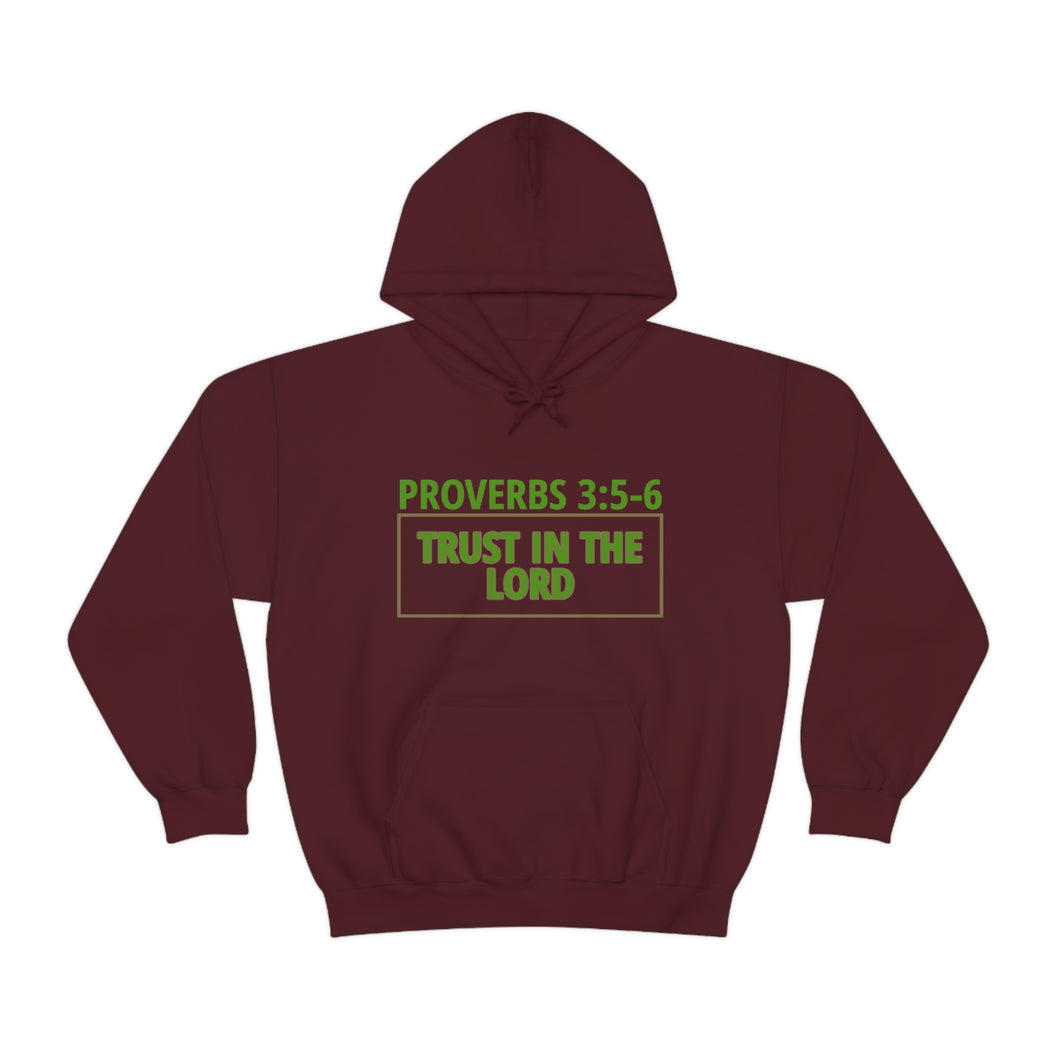 Inspiration - Proverbs 3:5-6 - Unisex Hooded Sweatshirt