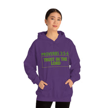 Load image into Gallery viewer, Inspiration - Proverbs 3:5-6 - Unisex Hooded Sweatshirt
