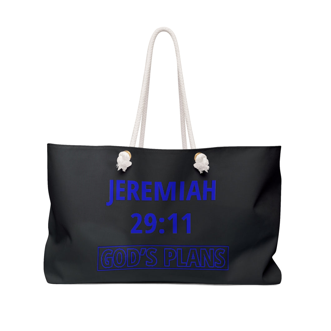 Inspiration - Jeremiah 29:11 - Weekender Bag