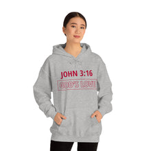 Load image into Gallery viewer, Inspiration - John 3:16 - Unisex Hooded Sweatshirt
